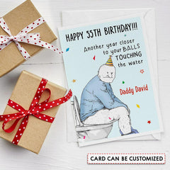 Personalized Funny Greeting Card For Dad Hilarious
