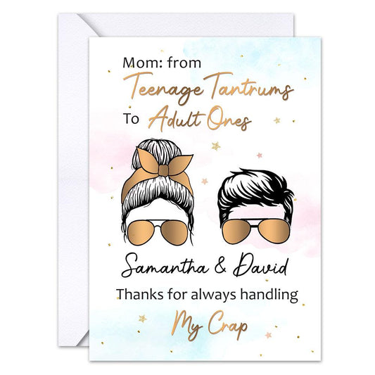 Personalized Funny Greeting Card From Daughter Thank You Dad