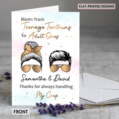 Personalized Funny Greeting Card From Daughter Thank You Dad