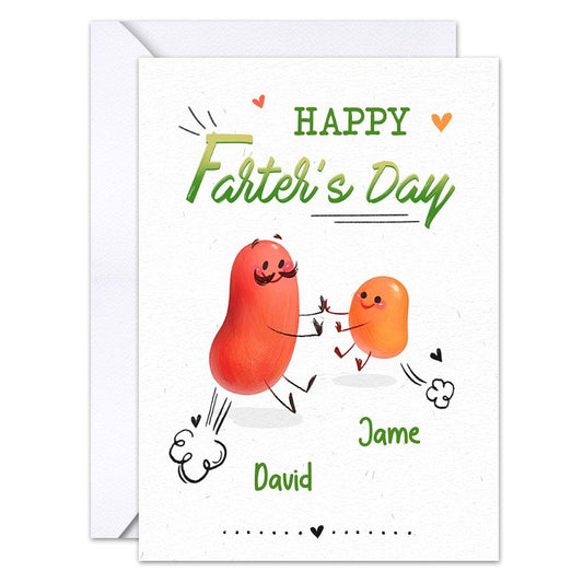 Personalized Funny Greeting Card Happy Father's Day
