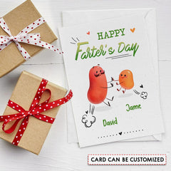Personalized Funny Greeting Card Happy Father's Day