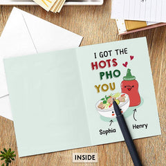 Personalized Funny Pun Greeting Card For Couples