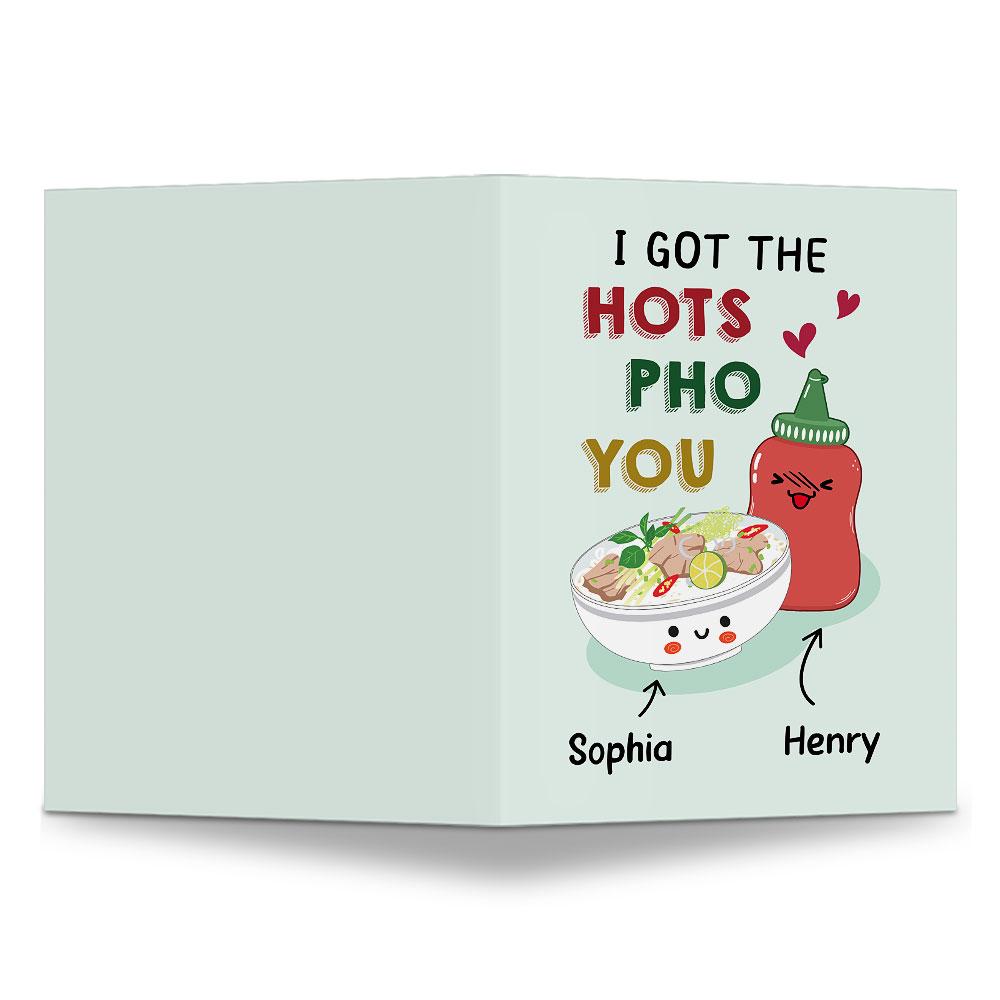 Personalized Funny Pun Greeting Card For Couples