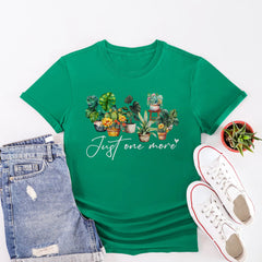 Personalized Gardening T-Shirt Just One More