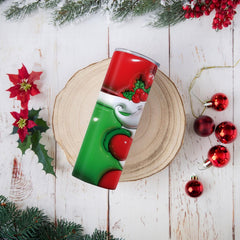 Personalized Gnome Christmas Skinny Tumbler For Winter