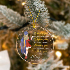 Personalized Graduation Acrylic Ornament Around You All Who You Love