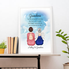Personalized Grandma Poster In Loving Memory