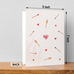 Personalized Greeting Card For Couples Glad Dating Anniversary