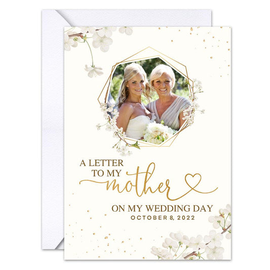 Personalized Greeting CardThank You Mom On Wedding Day