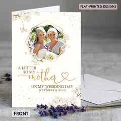 Personalized Greeting CardThank You Mom On Wedding Day