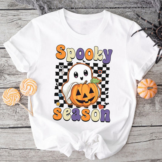 Personalized Halloween T Shirt Cute Spooky Season
