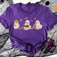 Personalized Halloween T Shirt Ghosts Love Books