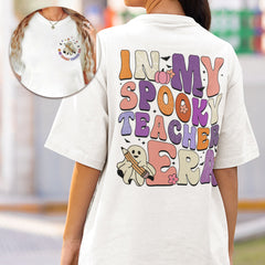 Personalized Halloween T-Shirt In My Spooky Teacher Era