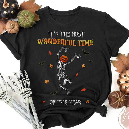 Personalized Halloween T-shirt Most Wonderful Time