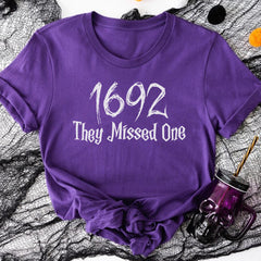 Personalized Halloween T-shirt They Missed One