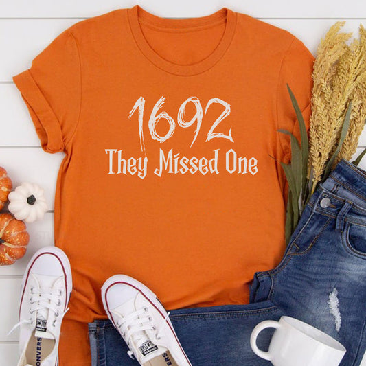 Personalized Halloween T-shirt They Missed One