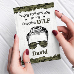 Personalized Happy Greeting Card From Daughter For Dad