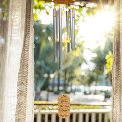 Personalized Human Memorial Wind Chime Now You Are My Angels
