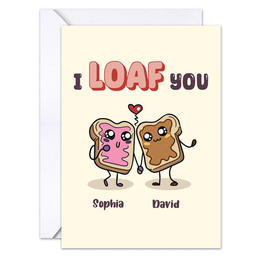 Personalized Lovely Pun Greeting Card For Couples