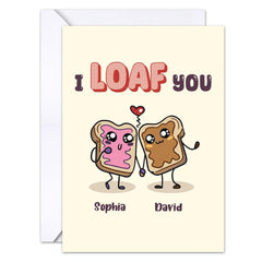 Personalized Lovely Pun Greeting Card For Couples