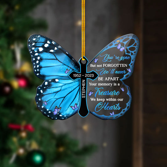 Personalized Memorial Acrylic Ornament Memory Think Of Me In Heart
