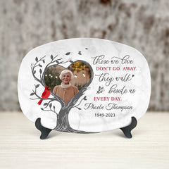 Personalized Memorial Platter Loss Of Loved One