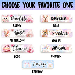 Personalized Name Acrylic Bookmark For Readers
