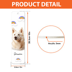 Personalized Pet Acrylic Bookmark Custom Photo
