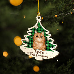 Personalized Pet Layered Wood Ornament Decorate The Christmas Tree