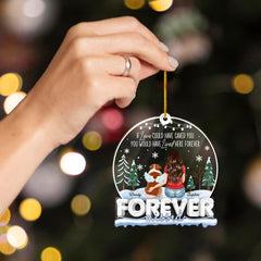 Personalized Pet Memorial Acrylic Ornament Store Love Moments