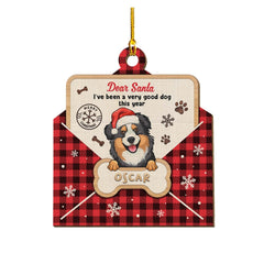 Personalized Pet Memorial Wood Ornament I'Ve Been A Very Good Dog
