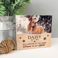 Personalized Pet Memorial Wooden Block Forever Loved