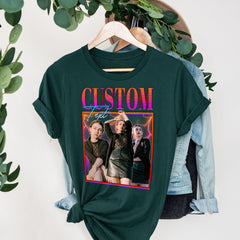 Personalized Photo T-Shirt Custom Text