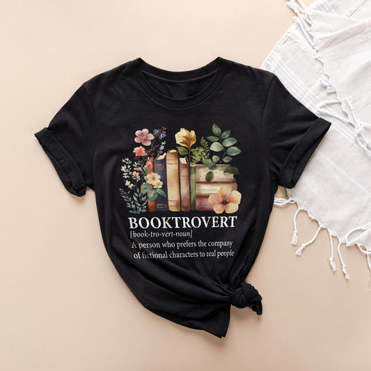 Personalized Reading T-Shirt Booktrovert
