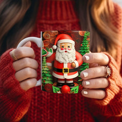 Personalized Santa Mug Christmas Decorations