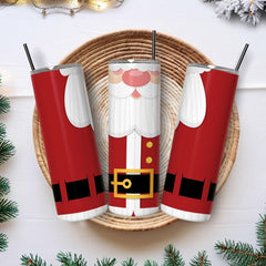 Personalized Santa Skinny Tumbler Christmas