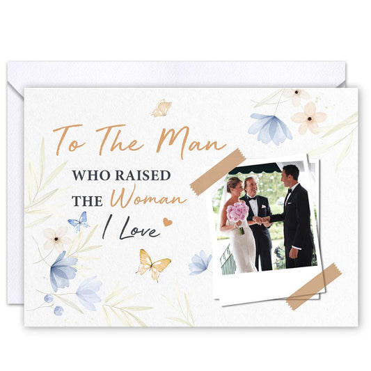 Personalized Thank You Greeting Card To The Man Raised