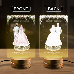 Personalized Wedding Night Light Always & Forever