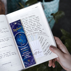 Personalized Zodiac Acrylic Bookmark Astrological Sign