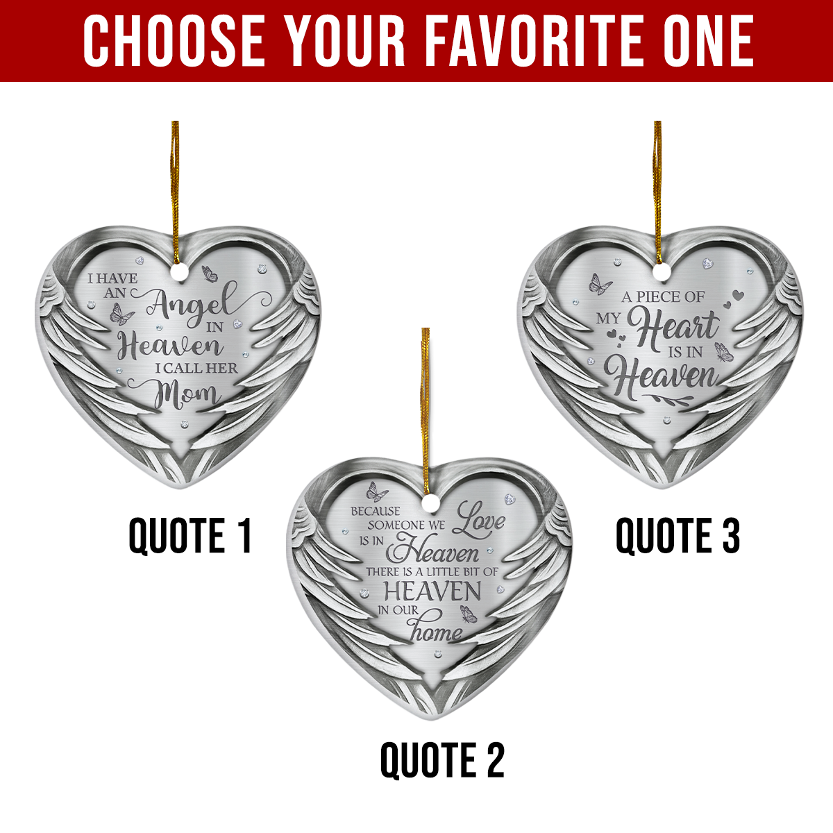Personalized Memorial Grandma Ornament Custom Photo Ceramic Ornaments 2024 for Grandma Sympathy Gift Loss of Loved One Ornaments Heart Ornaments