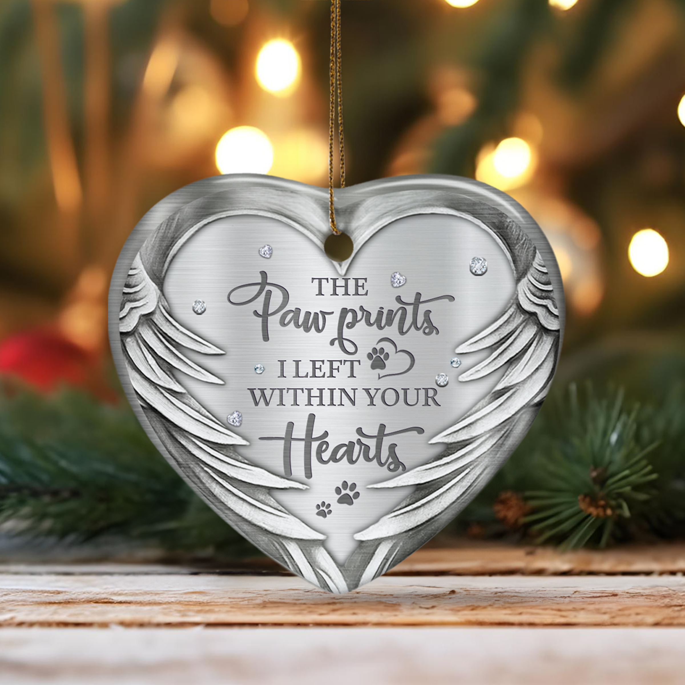 Personalized Dog Memorial Photo Ornament Ceramic Ornaments 2024 for Remembrance Sympathy Gift Dog Memorial Gift Ornament Keepsake Circle Ornaments