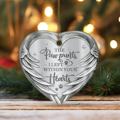 Personalized Dog Memorial Photo Ornament Ceramic Ornaments 2024 for Remembrance Sympathy Gift Dog Memorial Gift Ornament Keepsake Circle Ornaments