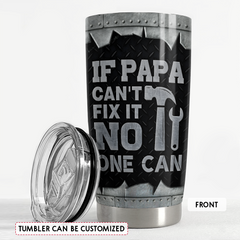 Personalized Dad Tumbler Funny Gifts Metallic Style Father's Day Gift