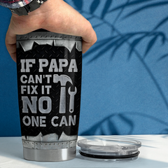 Personalized Dad Tumbler Funny Gifts Metallic Style Father's Day Gift