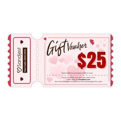 Sandjest Gift Card - Happy Valentine 2025 (The CODE will be delivered via email)