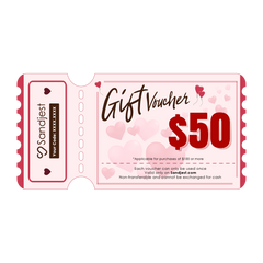 Sandjest Gift Card - Happy Valentine 2025 (The CODE will be delivered via email)