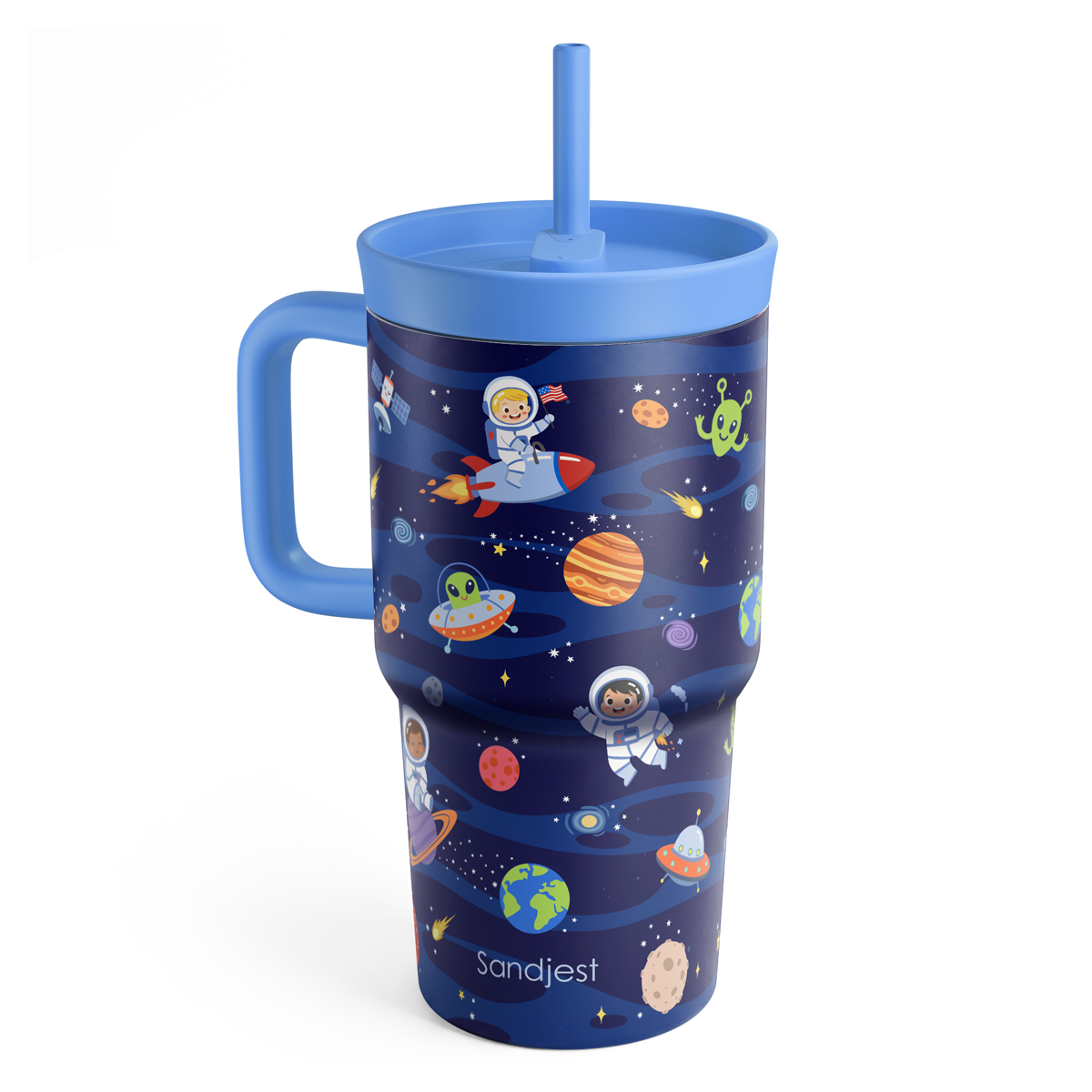 CubbyKup 20oz Kids Leak-proof Tumbler | Outer Space