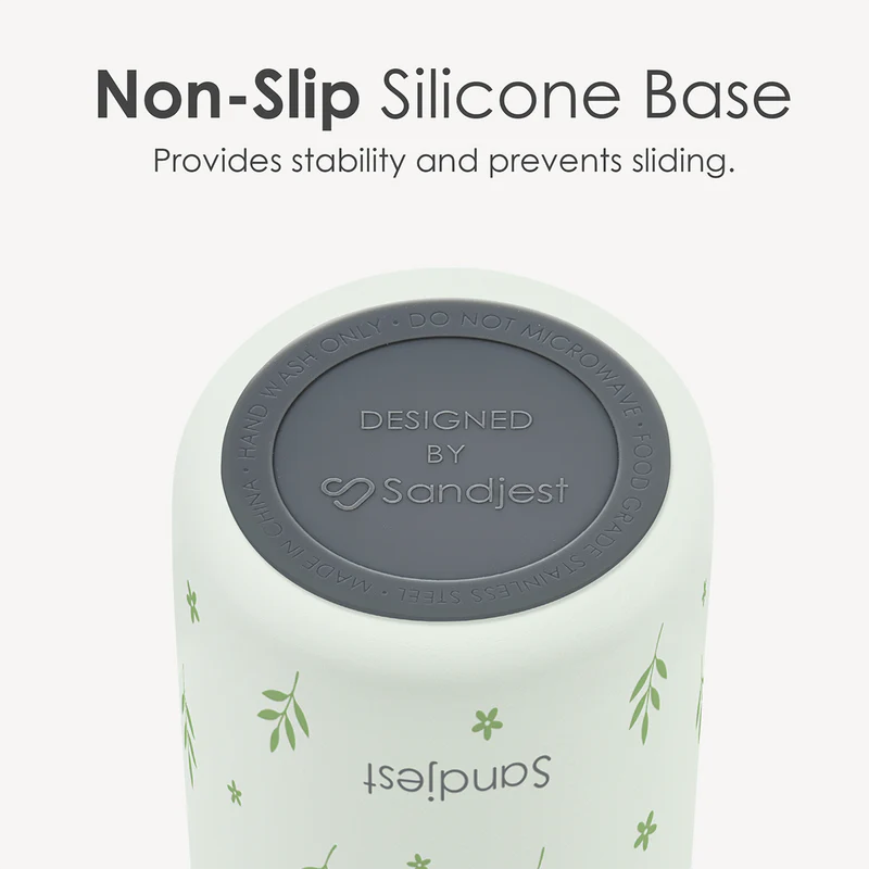 Botanical VividPop | Push-button Lid Water Bottle 32oz