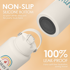 Teacher Appreciation Gifts - It Takes a Big Heart to Shape Little Minds Water Bottle 32oz Stainless Steel Insulated with Lid, Teacher Gifts from Students for Teacher's Day Back to School