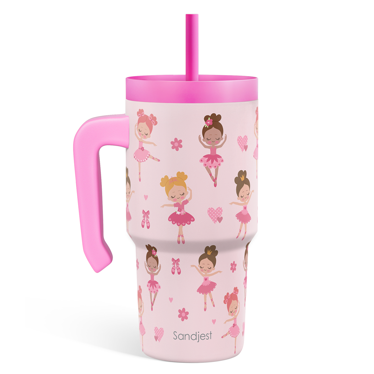 SippyKup 20oz Kids Tumbler with Half Handle | Ballet